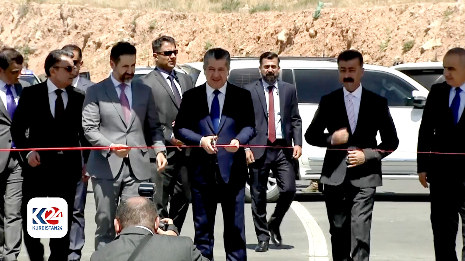 Başbakan Barzani Raniye-Bêngırd köprüsünün açılışını yaptı